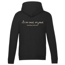 Load image into Gallery viewer, Rideau Rhino / "Si on veut .." Full-Zip Hoodie
